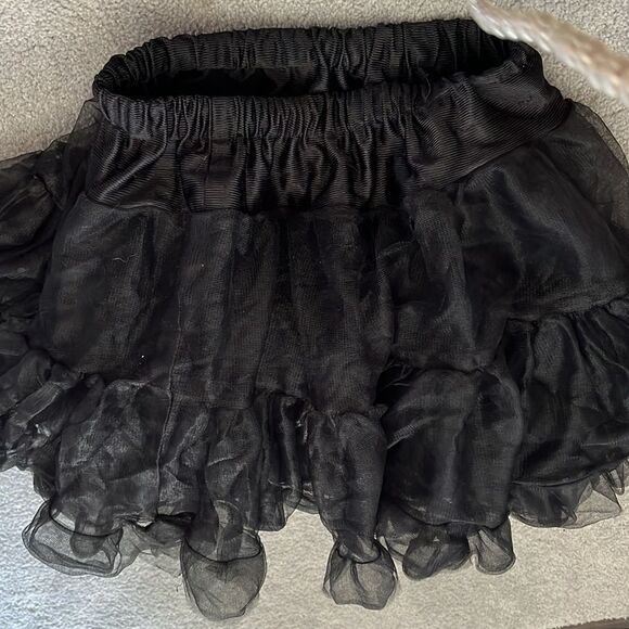Accessories - Adult size medium toile skirt black elastic waist by costumes USA